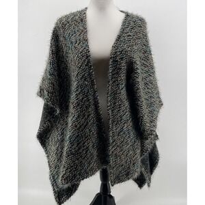 Bryn Walker Wool Blend Open Cardigan Women's Medium* Western Boho Chic Classic